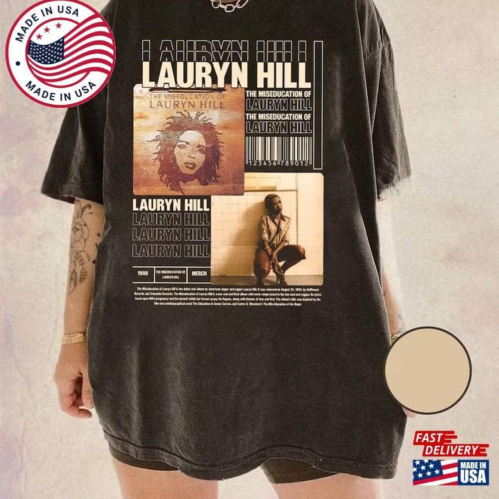 Lauryn Hill Album Shirt The Miseducation Of World Tour T-Shirt